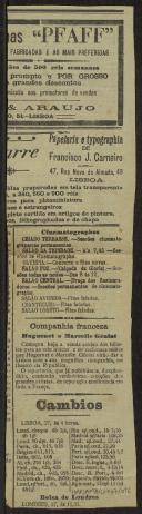 Profecia lúgubre - O que diz o sr. Machado Santos