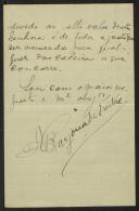 Carta de A. Barjona de Freitas a Teófilo Braga
