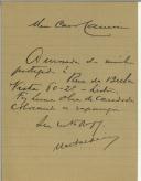 Carta de um amigo para Eurico Cameira