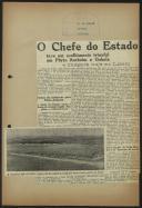 Colecção de recortes de imprensado Jornal Diário da Manhã sobre a Viagem Presidencial a São Tomé e Príncipe e Angola