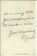 Carta de W. Ignell para Manuel Teixeira Gomes