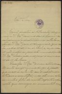 Carta de Artur Ferreira da Cunha a Teófilo Braga