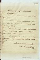 Cópia de carta de Manuel Teixeira Gomes