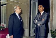 Visita de Perez de Cuellar a Portugal