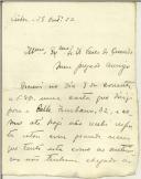 Rascunho de carta para Vasco de Quevedo