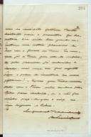 Cópia de carta de Manuel Teixeira Gomes para Augusto de Vasconcelos