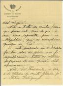 Carta de José Carlos da Maia para Sidónio Pais