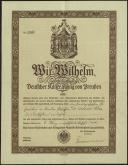 Passaporte emitido por Guilherme II da Alemanha em nome de Sidónio Pais