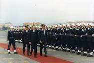 Visita de Aníbal Cavaco a Itália