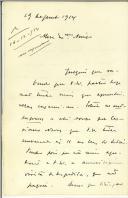 Carta de J. Espírito Santos Lima para Manuel Teixeira Gomes