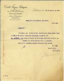 Carta do Crédit Franco-Portugais para Manuel Teixeira Gomes