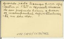 Cartão de luto de Camilo José Condeça enviado a António Bessa Pais