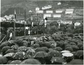 Fotografia de Américo Tomás em Manteigas, por ocasião da visita oficial efetuada ao distrito da Guarda, entre o dia 30 de maio e o dia 2 de junho de 1964