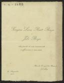 Carta de Georgina Laura Brutt Borges, Júlio Borges a Teófilo Braga