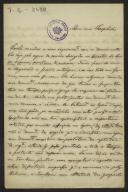 Carta de Florido Teles de Menezes e Vasconcelos para Teófilo Braga