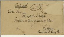 Carta de Wilhelm Storck para Teófilo Braga