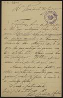 Carta de Carlos de Melo para Teófilo Braga