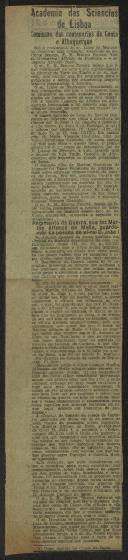 Academia das Ciências de Lisboa - Comissão dos centenários de Ceuta e Albuquerque