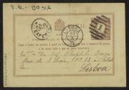 Bilhete-postal de Francisco Adolfo Coelho a Teófilo Braga