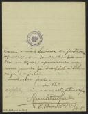Carta de Hamilton Guedes a Teófilo Braga