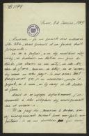 Carta de F. M. Gelormini para Teófilo Braga