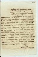 Cópia de carta de Manuel Teixeira Gomes 