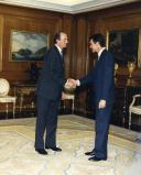 Visita Oficial a España del Excelentismo señor Doctor Anibal Cavaco Silva Primer Ministro de la Republica Portugal