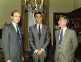Visita do político francês Alain Juppé