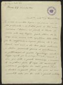 Carta de Diego Garoglio a Teófilo Braga