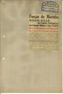 Forças da Marinha do Exército, da G. N. R., da Legião Portuguesa, do Colégio Militar e dos Pupilos prestarão honras à chegada do Chefe do Estado a Lisboa