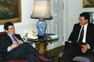 Visita de Enrique Barón Crespo a Portugal