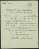 Carta de José Albino de Sousa Rodrigues a Teófilo Braga