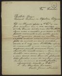 Carta de Carlos Gomes Martins a Teófilo Braga