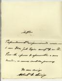 Carta de Alberto de Oliveira para António Bessa Pais 