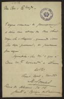 Carta de M. Gomes a Teófilo Braga