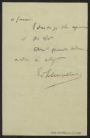Carta de E. Schwalbach, do gabinete do inspector do Conservatório Real de Lisboa, a Teófilo Braga