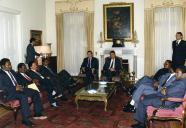 Visita dos membros das delegações do Governo angolano e da UNITA para a paz em Angola