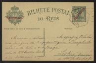 Bilhete-postal de Querubino Lagoa a Teófilo Braga