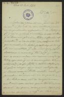 Carta de António Ferreira de Macedo Pinto para Teófilo Braga