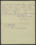 Carta de Abraham Galante para Teófilo Braga