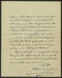 Carta de Luciano S. Fataça para Teófilo Braga