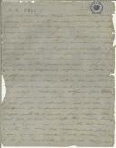 Carta de Teófilo Braga a Maria do Carmo Xavier de Barros Leite