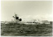 Fotografia de um dos submarinos da classe Neptuno adquirido pela Marinha Portuguesa em 1948 à Royal Navy