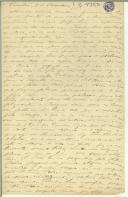 Carta de Teófilo Braga para Maria do Carmo Xavier de Barros Leite