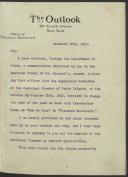Carta de Theodore Roosevelt para Francisco Athayde Machado de Faria e Maia