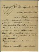 Carta de Ana Rosa Teixeira Gomes para Manuel Teixeira Gomes