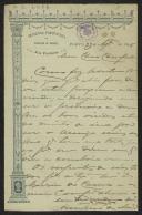 Carta de Anselmo de Morais para Teófilo Braga