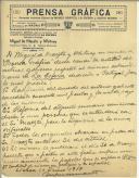 Carta para Sidónio Pais