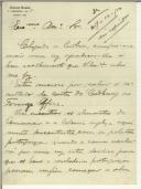 Carta de Carlos Gomes para Manuel Teixeira Gomes