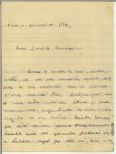Carta de Vasco de Quevedo para António Bessa Pais